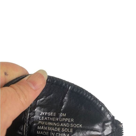 Steve Madden 10M JYPSEE ankle boots heeled moto genuine suede - Picture 8 of 8